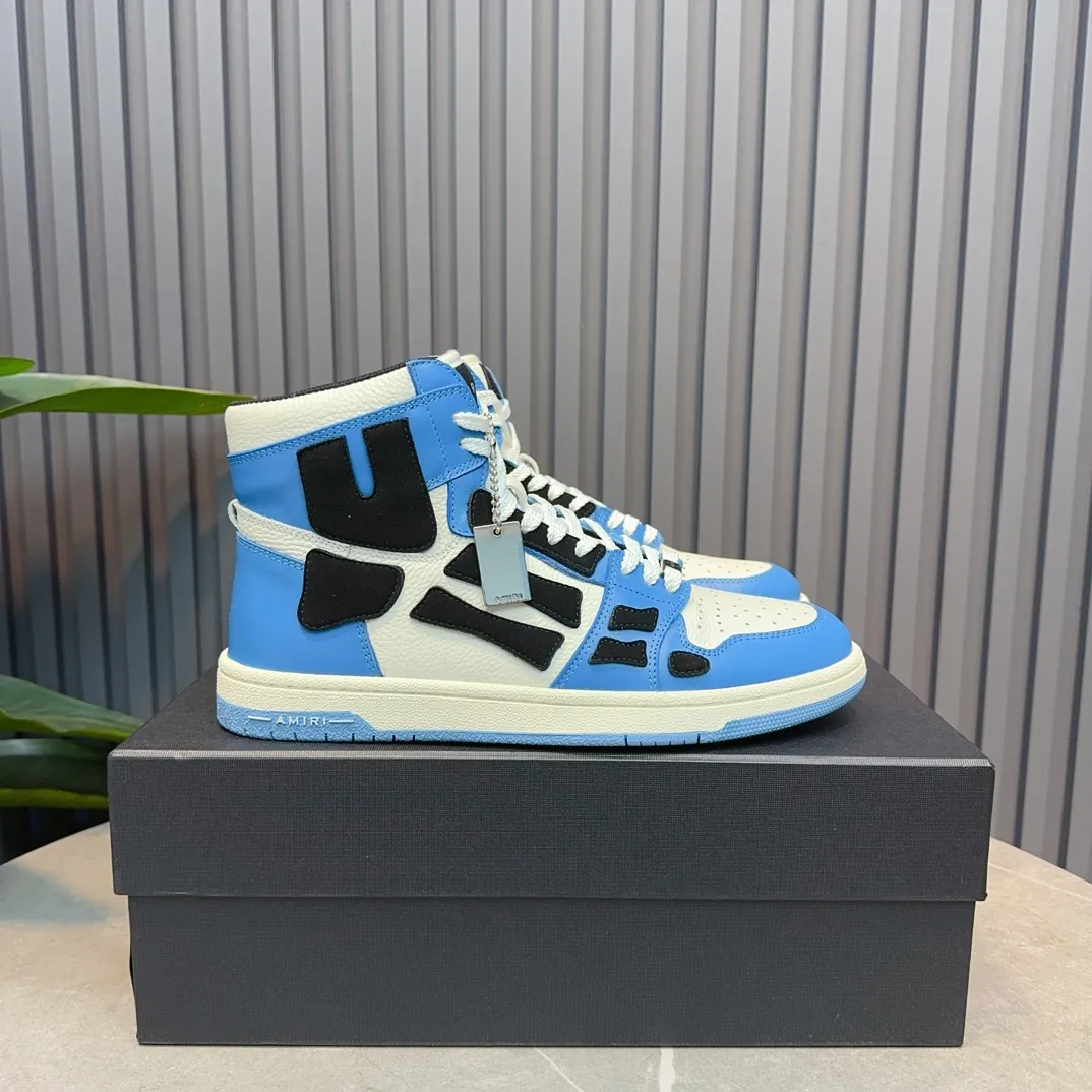 Men's shoes💰620💰 AMIRI AMIRI trendy brand hot sale🔥 Available all year round✅Couples💑 Official website synchronization Imported fabrics 1⃣️ratio 1⃣️Re-engraved, original factory special original sole, 35-45 (38.45. Non-refundable)